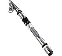 BNTTEAM Portable Fishing Rod 99% Carbon Fibre with Fluorescent Rod Tip, Telescopic Super Hard Ultralight Fishing Rod for Travel Surf Boat (B-Type, 2.1 m/82.6 in/6.88 ft)