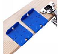 Bntyok 2 Pack Cabinet Door Hinge Jig Mounting Jig Concealed Hinge Jig Positioning Ruler Installation Tool for 35mm/40mm Soft Close Cabinet Hinges