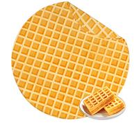 Bnuitland 71 Inches Waffle Funny Blanket, 300 GSM Double Sided Giant Novelty Realistic Food Blanket with Pouch for Adults and Kids, Super Soft Flannel Throw