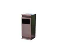 BNUTFRDD Outdoor Garbage Cans Scenic Villa Courtyard Bins Large Commercial Community Ashtray Bin Dog Poop Trash Can Outside(A)