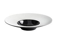 BNUTFRDD Plates Ceramic Plate Straw Hat Plate Restaurant Pasta Plate Salad Plate Creative Soup Plate Back Kitchen Tableware Dishes(B,30.2cm)