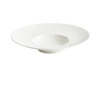 BNUTFRDD Plates Ceramic Plate Straw Hat Plate Restaurant Pasta Plate Salad Plate Creative Soup Plate Back Kitchen Tableware Dishes(A,28.5cm)
