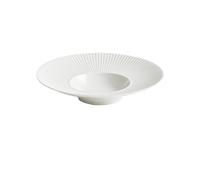 BNUTFRDD Plates Ceramic Plate Straw Hat Plate Restaurant Pasta Plate Salad Plate Creative Soup Plate Back Kitchen Tableware Dishes(A,21.8cm)