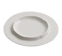 BNUTFRDD Plates Creative Steak Plate Western Dessert Plate Restaurant Stone Plate Hotel Dining Table Plate Dishes(A,L)