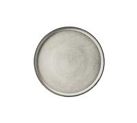 BNUTFRDD Plates Creative Vertical Striped Plate Embossed Western Food Plate Home Ceramic Steak Plate Restaurant Round Dessert Plate Dishes