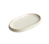 BNUTFRDD Plates Dish Plate Creative Oval Solid Color Cutlery Ceramic Sushi Steak Plates Simple Home Kitchen Dinner Plates Serving Dishes Snack Dessert Tray Dishes(5 inch)