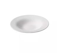 BNUTFRDD Plates Simple Tall Soup Plate Hotel Club Cooking Plate Tableware Chinese Dinner Plate Ceramic Deep Soup Plate Dishes(L)