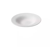 BNUTFRDD Plates Simple Tall Soup Plate Hotel Club Cooking Plate Tableware Chinese Dinner Plate Ceramic Deep Soup Plate Dishes(M)