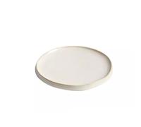 BNUTFRDD Plates Steak Plate Western Food Plate Household Large Flat Plate Japanese Creative Ceramic Afternoon Tea Light Luxury Dinner Plate Dishes(M)