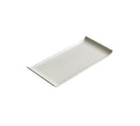 BNUTFRDD Plates White Porcelain Tableware Ceramic Rectangular Sushi Dessert Pastry Japanese Cuisine Plating Dishes