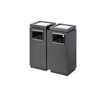 BNUTFRDD Stainless Steel Garbage Cans Hotel Club Lobby Vertical Trash Can Outdoor Smoking Area Elevator Mouth Smoke Extinguisher Dog Poop Trash Can Outside(B1)