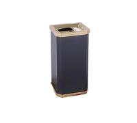 BNUTFRDD Vertical Ashtray Elevator Entrance Outdoor Square Barrel Stainless Steel Large Commercial Trash Can for Hotel Ktv Lobby Dog Poop Trash Can Outside(A)