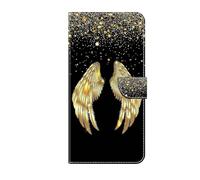 Bnvdfre for Honor X6C Case Protective Flip Phone Case Shockproof Card Holder with Magnetic Stand Leather Art Pattern Cover for Honor X6C, Wings
