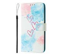 Bnvdfre for Motorola Moto G86 Case Flip Folio Phone Case Shockproof Card Holder with Magnetic Stand Colorful Patterns Leather Protective Cover for Motorola Moto G86, LOVE ME