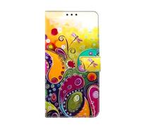 Bnvdfre for Samsung Galaxy A16 Case Protective Wallet Flip Cover Shockproof Card Holder with Magnetic Stand Art Pattern Phone Case for Samsung Galaxy A16 5G/4G, Colourful