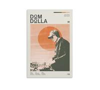 BNVJFNE Dom Dolla Style Mid-Century Modern Poster Canvas Poster Bedroom Decor Landscape Office Room Decor Gift 12x18inch(30x45cm)