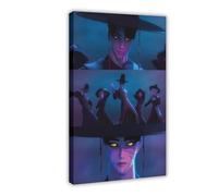 BNVJFNE Jinu Da K-pop Demon Hunter Movie Poster Canvas Poster Wall Art Decor Print Picture Paintings for Living Room Bedroom Decoration 12x18inch(30x45cm)