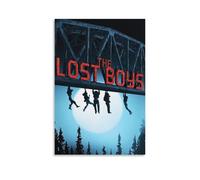 BNVJFNE The Lost Boys (1987) Movie Poster Canvas Poster Bedroom Decor Landscape Office Room Decor Gift 12x18inch(30x45cm)