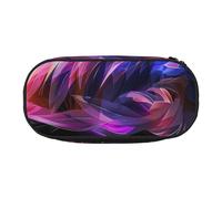 BNVSADC Abstract Flamingo Printed Pencil Case Cute Pencil Bag Pen Pouch Large Stationery Organizer Makeup Bag for Teen Boys Girls School Students Office