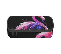 BNVSADC Abstract Flamingo Printed Pencil Case Cute Pencil Box Bag Pen Pouch Office School Stationery Organizer for School Travel Work