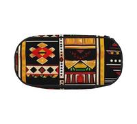 BNVSADC African Ethnic Pattern Printed Pencil Case Cute Pencil Bag Pen Pouch Large Stationery Organizer Makeup Bag for Teen Boys Girls School Students Office