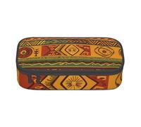 BNVSADC African National Patterns Printed Pencil Case Cute Pencil Box Bag Pen Pouch Office School Stationery Organizer for School Travel Work