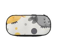 BNVSADC Animal Cartoon Owls Cute Printed Pencil Case Cute Pencil Bag Pen Pouch Large Stationery Organizer Makeup Bag for Teen Boys Girls School Students Office