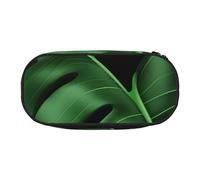 BNVSADC Banana Leaves Printed Pencil Case Cute Pencil Bag Pen Pouch Large Stationery Organizer Makeup Bag for Teen Boys Girls School Students Office