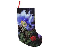 BNVSADC Beautiful Flowers 1 Printed Xmas Tree Decor Christmas Stockings 18 inch Festive Supplies Holiday Party Decoration