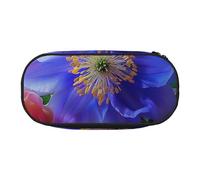 BNVSADC Beautiful Flowers Print Printed Pencil Case Cute Pencil Bag Pen Pouch Large Stationery Organizer Makeup Bag for Teen Boys Girls School Students Office