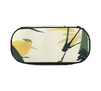 BNVSADC Birds Landed on Branches Printed Pencil Case Cute Pencil Bag Pen Pouch Large Stationery Organizer Makeup Bag for Teen Boys Girls School Students Office