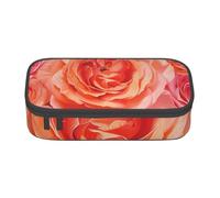 BNVSADC Bright Beautiful Rose Printed Pencil Case Cute Pencil Box Bag Pen Pouch Office School Stationery Organizer for School Travel Work