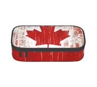 BNVSADC Canada Flag Printed Pencil Case Cute Pencil Box Bag Pen Pouch Office School Stationery Organizer for School Travel Work