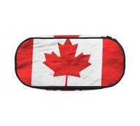 BNVSADC Canadian Flag Printed Pencil Case Cute Pencil Bag Pen Pouch Large Stationery Organizer Makeup Bag for Teen Boys Girls School Students Office