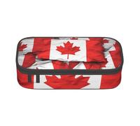 BNVSADC Canadian Flag Printed Pencil Case Cute Pencil Box Bag Pen Pouch Office School Stationery Organizer for School Travel Work