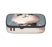 BNVSADC Cartoon cat Print Printed Pencil Case Cute Pencil Box Bag Pen Pouch Office School Stationery Organizer for School Travel Work