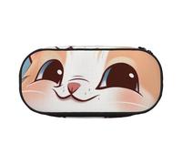 BNVSADC Cartoon cat Printed Pencil Case Cute Pencil Bag Pen Pouch Large Stationery Organizer Makeup Bag for Teen Boys Girls School Students Office