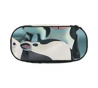 BNVSADC Cartoon Cow Printed Pencil Case Cute Pencil Bag Pen Pouch Large Stationery Organizer Makeup Bag for Teen Boys Girls School Students Office