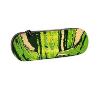 BNVSADC Cartoon Potted Plants Printed Leather Pencil Pen Case & Makeup Bag - Stylish Hard Shell Pencil Bag Stationery Organizer Pouch for School Office Travel