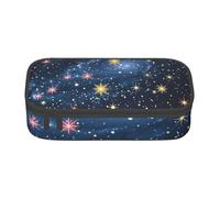 BNVSADC Constellation Star Clusters Galaxies Printed Pencil Case Cute Pencil Box Bag Pen Pouch Office School Stationery Organizer for School Travel Work