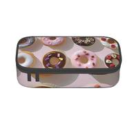 BNVSADC Cupcakes Donuts Muffins Sugar Printed Pencil Case Cute Pencil Box Bag Pen Pouch Office School Stationery Organizer for School Travel Work