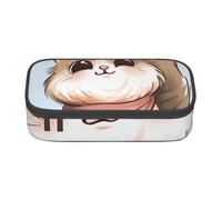 BNVSADC Cute Cartoon Pet Cat Printed Pencil Case Cute Pencil Box Bag Pen Pouch Office School Stationery Organizer for School Travel Work
