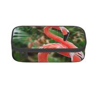 BNVSADC Cute Flamingo Printed Pencil Case Cute Pencil Box Bag Pen Pouch Office School Stationery Organizer for School Travel Work