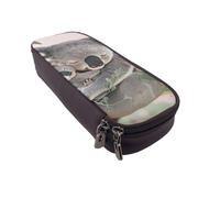 BNVSADC Cute Koala MOM and Baby Printed PU Leather Flip Pencil Case, Cute Pencil Box Pen Bag Stationery Organizer Makeup Bag for School Office Travel