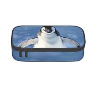 BNVSADC Cute Penguin Printed Pencil Case Cute Pencil Box Bag Pen Pouch Office School Stationery Organizer for School Travel Work