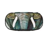 BNVSADC Elephant Print Printed Pencil Case Cute Pencil Bag Pen Pouch Large Stationery Organizer Makeup Bag for Teen Boys Girls School Students Office