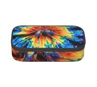 BNVSADC Exotic Tribe Tie Dye Style Printed Pencil Case Cute Pencil Box Bag Pen Pouch Office School Stationery Organizer for School Travel Work