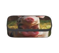 BNVSADC Farm Funny pet Printed Pencil Case Cute Pencil Box Bag Pen Pouch Office School Stationery Organizer for School Travel Work