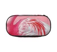 BNVSADC Flamingo 1 Printed Pencil Case Cute Pencil Bag Pen Pouch Large Stationery Organizer Makeup Bag for Teen Boys Girls School Students Office