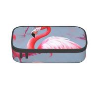 BNVSADC Flamingo Printed Pencil Case Cute Pencil Box Bag Pen Pouch Office School Stationery Organizer for School Travel Work